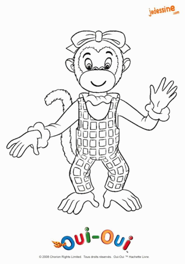 Kolorowanka z Małpką - Kreatywna Zabawa dla Dzieci kolorowanka do druku